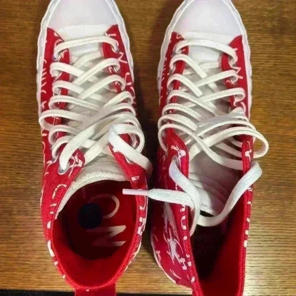 Converse Men UNT1TL3D High Top Sneaker Shoe 10 White Red Canvas Not a Chuck NEW - Picture 14 of 14